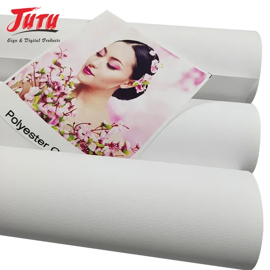 Jutu Inkjet bedruckbare Textilbanner-Leinwand, Digitaldruck, Baumwoll-Leinwand